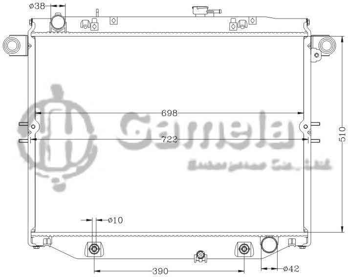 6112271N - Radiator-for-TOYOTA-LANDCRUISER-01-FJ100-UZJ100-AT