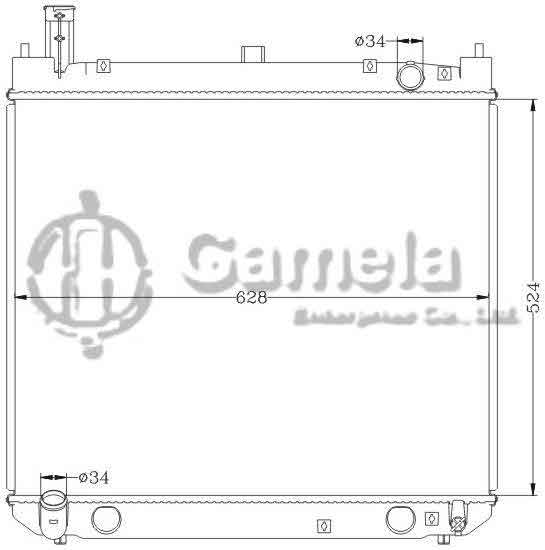 6112302AN - Radiator-for-TOYOTA-HIACE-RADIUS-RCH4-97-01-MT-OEM-16400