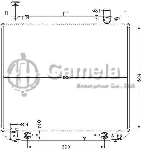 6112305AN - Radiator-for-TOYOTA-HIACE-TOURING-RCH4-95-01-AT-OEM-16400-75221