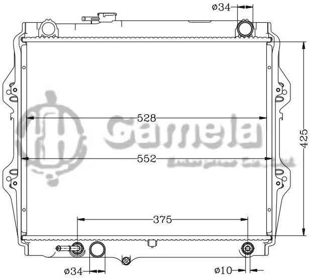 6112321AN - Radiator-for-TOYOTA-HILUX-PICKUP-86-93-LN55-AT