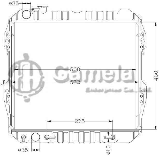 6112323AN - Radiator-for-TOYOTA-LN8-9-10-11-13-88-96-AT-OEM-16400-54630