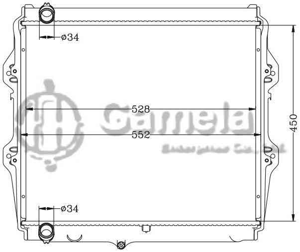 6112338AN - Radiator-for-TOYOTA-HILUX-PICKUP-MT