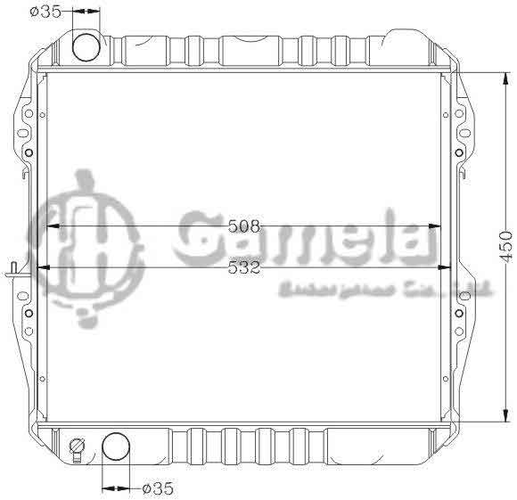 6112340AN - Radiator-for-TOYOTA-HILUX-PICKUP-MT