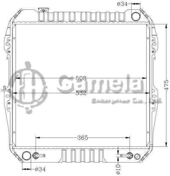 6112345AN - Radiator-for-TOYOTA-VZN10-11-13-89-95-AT