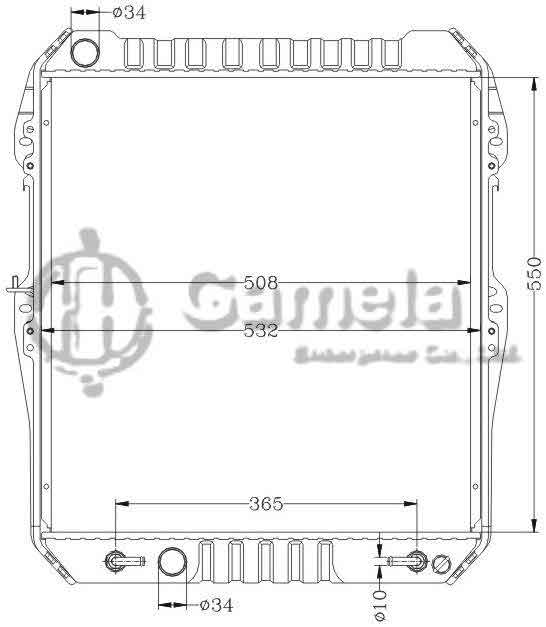 6112353AN - Radiator-for-TOYOTA-HILUX-KB-LN165-97-99-AT