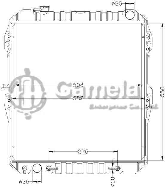 6112355AN - Radiator-for-TOYOTA-HILUX-KB-LN165R-AT