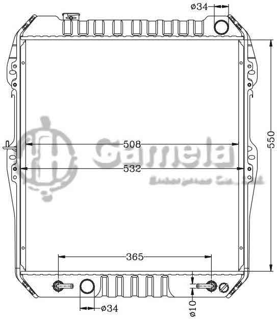 6112357AN - Radiator-for-TOYOTA-HILUX-KZN165R-AT