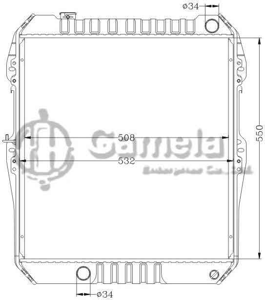 6112358AN - Radiator-for-TOYOTA-HILUX-KZN165R-MT