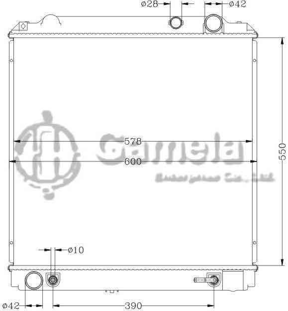 6112381AN - Radiator-for-TOYOTA-COASTER-KC-BB40-BB46V-97-99-AT