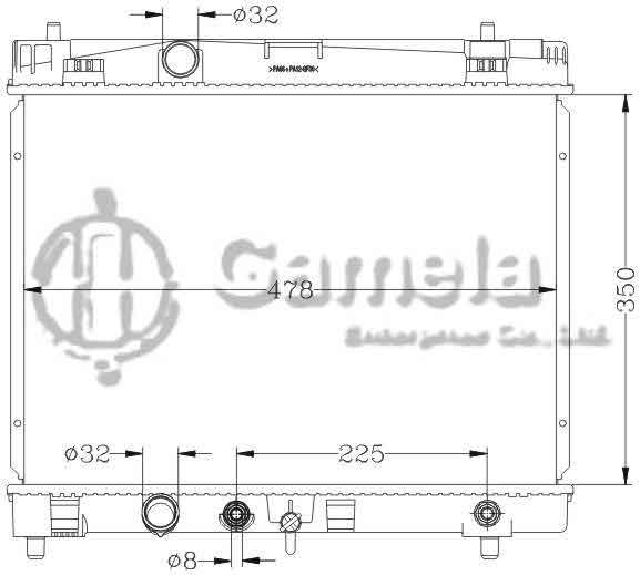 6112395N - Radiator-for-TOYOTA-VITZ-05-AT