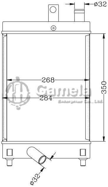 6112403N - Radiator-for-TOYOTA-HIACE-08-Fu-Shui-Xiang-MT-OEM-16400