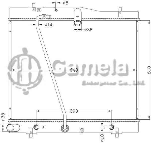 6112409N - Radiator-for-TOYOTA-HIACE-TRH200-214-219-04-AT-OEM-16400-75480