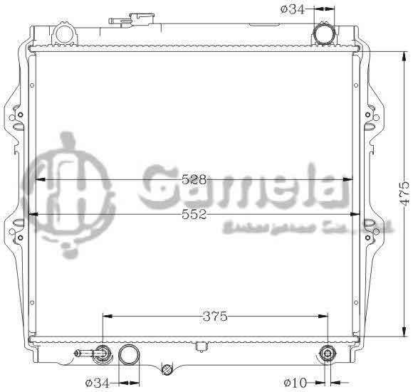 6112417N - Radiator-for-TOYOTA-HILUX-PICKUP-AT