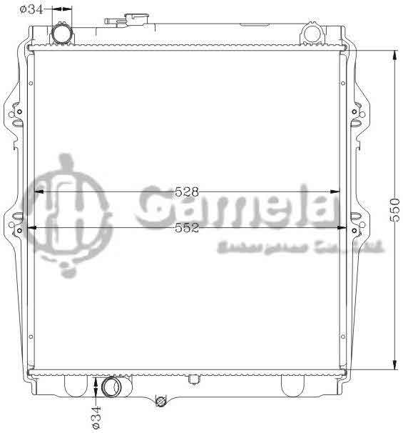 6112430N - Radiator-for-TOYOTA-HILUX-KZN165R-99-MT-TOYOTA-HILUX-LN167-5L-MT