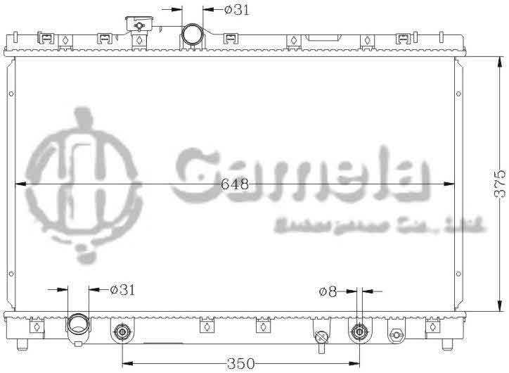 6112439N - Radiator-for-TOYOTA-SXE10-AT