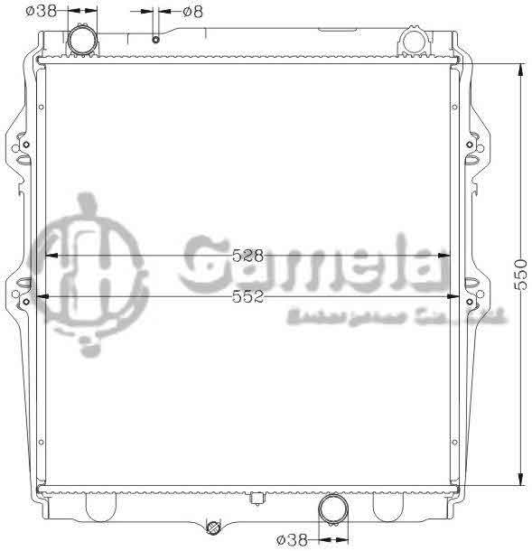 6112448N - Radiator-for-TOYOTA-HILUX-PICKUP-LN167-MT