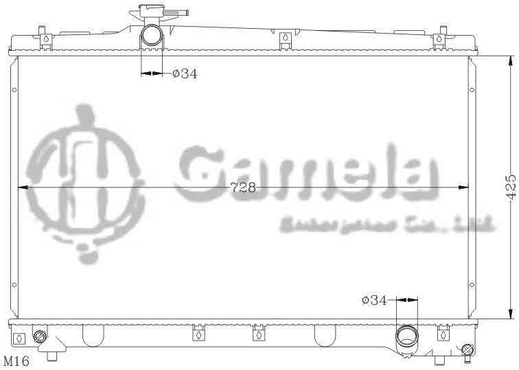 6112484N - Radiator-for-TOYOTA-ACM21-ACM26-01-04-MT-OEM-16400-28290