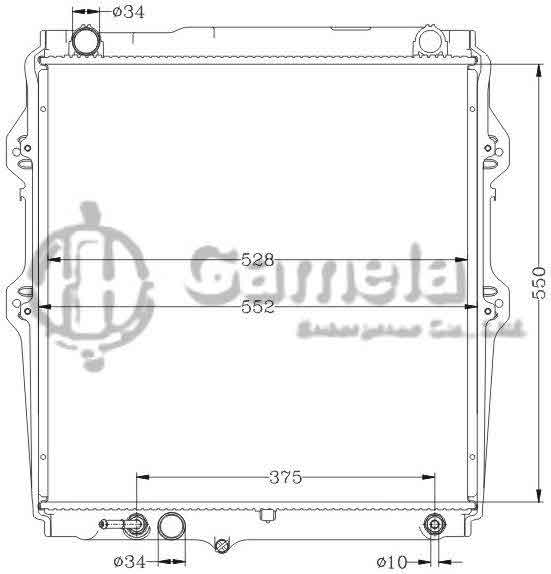 6112489N - Radiator-for-TOYOTA-LN165-165H-170H-97-99-AT-OEM-16400-5B630