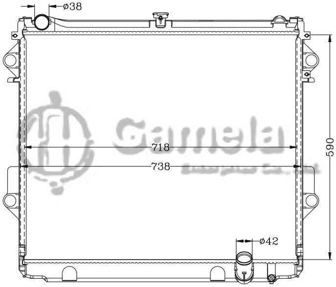 6112500N - Radiator-for-TOYOTA-LANDCRUISER-09-LZJ200-MT