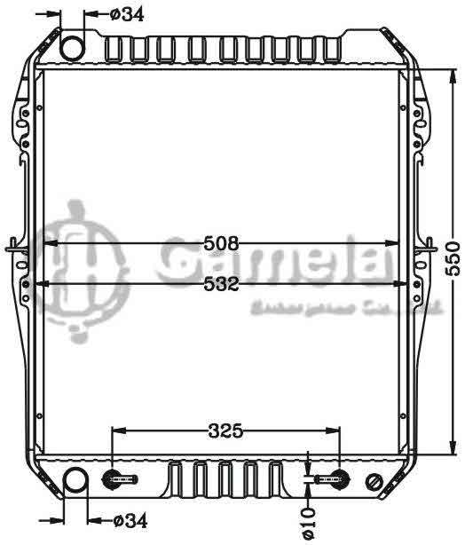 6112515N - Radiator-for-TOYOTA-HILUX-KB-LN165-97-99-AT