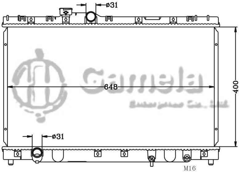 6112518N - Radiator-for-TOYOTA-MARK-II-E-SX90-92-96-MT-OEM-16400-74890