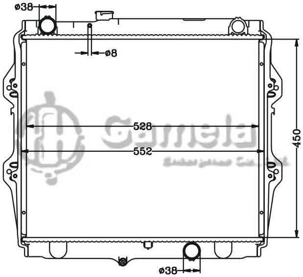 6112532N - Radiator-for-TOYOTA-HILUX-02-TIGER-2WD-D4D-MT