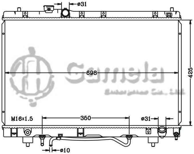 6112533N - Radiator-for-TOYOTA-NADAI-SXN10-SXN15-98-03-AT-OEM-16400-7A610