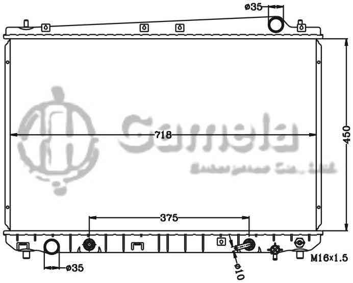 6112535N - Radiator-for-TOYOTA-SIENNA-3-0-V6-01-03-AT-OEM-16400-DPI-2427