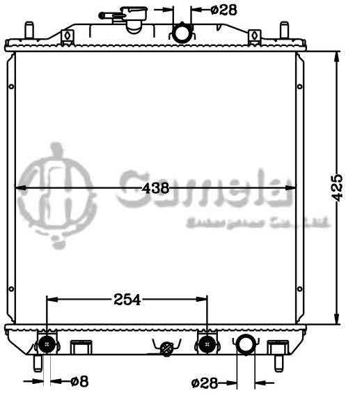 6112542N - Radiator-for-TOYOTA-AVENSIS-07-AT-TOYOTA-AVANZA-03-AT-OEM-16400