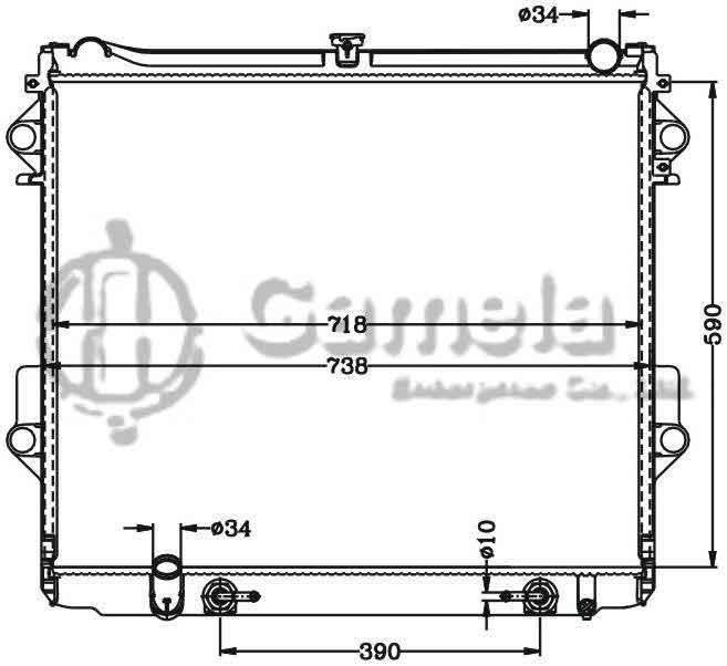 6112551N - Radiator-for-TOYOTA-LANDCRUISER-5-7L-08-11-AT