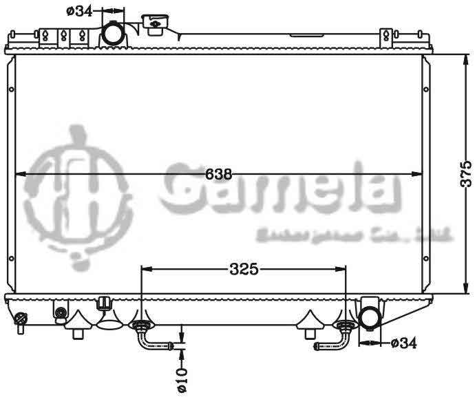 6112557N - Radiator-for-TOYOTA-SUPRA-SOARER-86-88-AT-OEM-16400-42120-70190-DPI-196