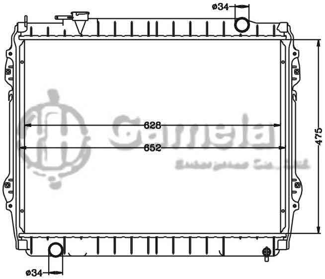 6112560N - Radiator-for-TOYOTA-LEXUS-TACOMA-95-04-MT-OEM-16410-0C012-DPI-1986