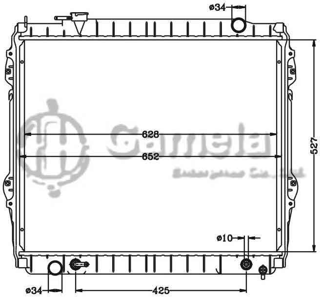 6112561N - Radiator-for-TOYOTA-LEXUS-TACOMA-95-04-AT-OEM-16410-07060-07061-DPI-1774