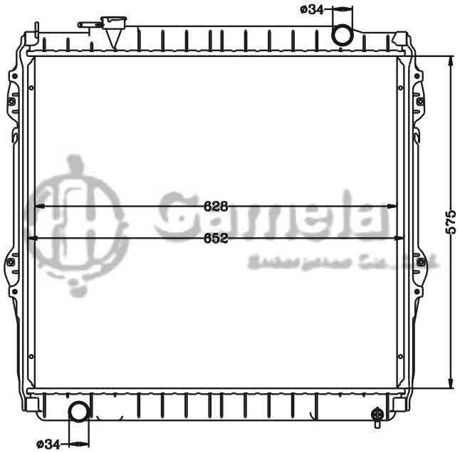 6112564N - Radiator-for-TOYOTA-LEXUS-TACOMA-95-04-MT-OEM-16410