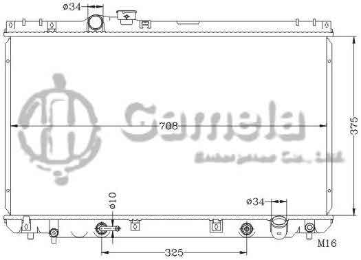 6112573NA - Radiator-for-TOYOTA-LEXUS-IS200-IS300-99-AT-OEM-16400