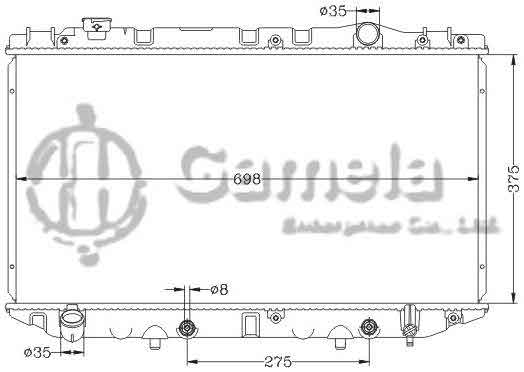 6112577NA - Radiator-for-TOYOTA-CRESSIDA-89-92-S-R-YX80-AT