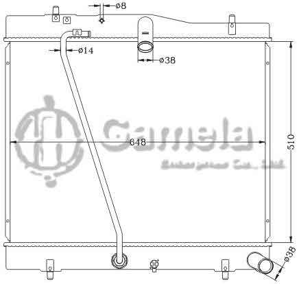 6112590NA - Radiator-for-TOYOTA-HIACE-05-MT