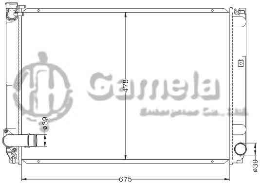 6112608NA - Radiator-for-TOYOTA-LEXUS-RX350-07-09-MT