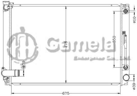 6112609NA - Radiator-for-TOYOTA-SIENNA-07-10-AT-DPI-13076