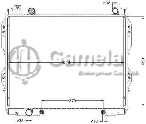 6112665NA - Radiator-for-TOYOTA-TUNDRA-3-4L-V6-00-04-AT-TOYOTA-TUNDRA-4-0L-V6-05-06-AT-OEM-16410-07070-07090-DPI-2320