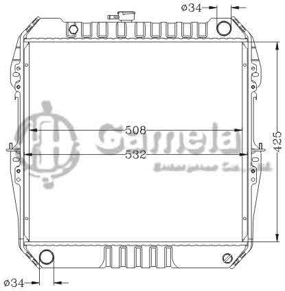 6112682NA - Radiator-for-TOYOTA-HILUX-4-RUNNER-PICKUP-84-MT