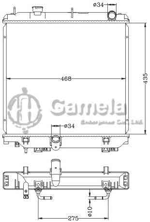 6112686NA - Radiator-for-TOYOTA-DYNA-RZY220-230-01-AT