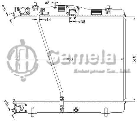 6112690NA - Radiator-for-TOYOTA-HIACE-05-MT