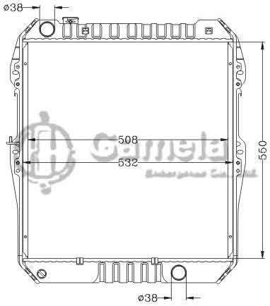 6112702NA - Radiator-for-TOYOTA-HILUX-PICKUP-LN167-MT