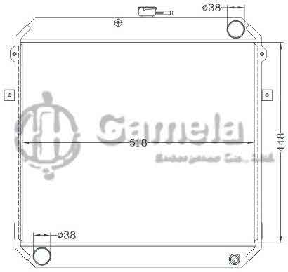 6112721NA - Radiator-for-TOYOTA-HILUX-PICKUP-MT