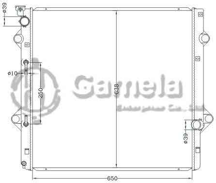 6112725NA - Radiator-for-TOYOTA-LEXUS-GX460-11-AT-OEM-164004-38250