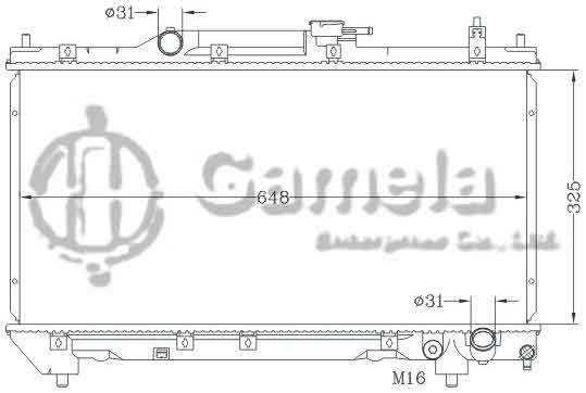 6112728NA - Radiator-for-TOYOTA-AVENSIS-97-ST220-MT-OEM-16400-03180