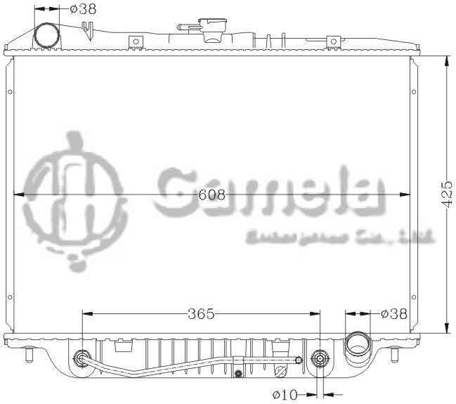 6113007N - Radiator-for-ISUZU-JEEP-AT-DPI-1571