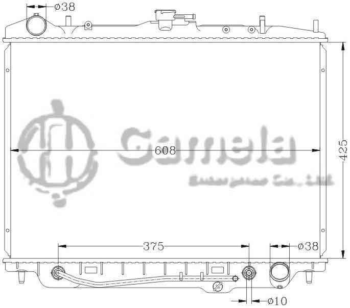 6113011N - Radiator-for-ISUZU-AMIGO-RODEO-PASSPORT-98-99-AT-DPI-2621