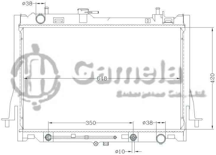 6113026NA - Radiator-for-ISUZU-DMAX-12-2500CC-AT